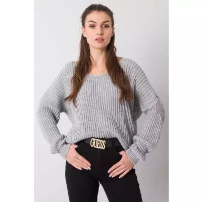 Sweter Damski Model TW-SW-BI-19710.11 Grey - Och Bella