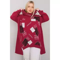 Bluza Damska Model RV-BL-7217.79P Bordo - Relevance