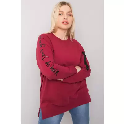 Bluza Damska Model RV-TU-7158.76P Bordo - Relevance