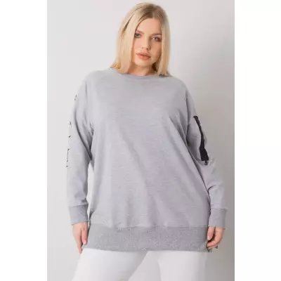 Bluza Damska Model RV-TU-7158.76P Grey - Relevance