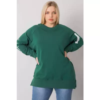 Bluza Damska Model RV-TU-7158.76P Dark Green - Relevance