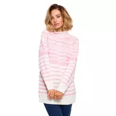 Sweter Damski Model MXS08 Pink - Moe