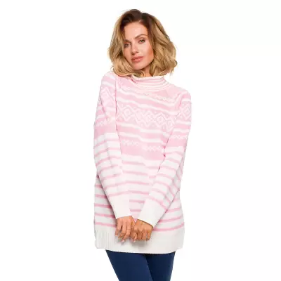 Sweter Damski Model MXS08 Pink - Moe