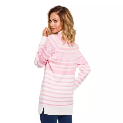 Sweter Damski Model MXS08 Pink - Moe