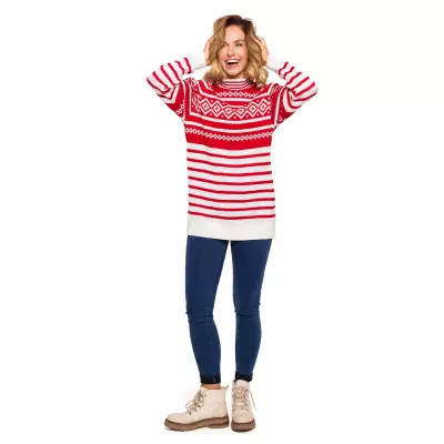 Sweter Damski Model MXS08 Red - Moe