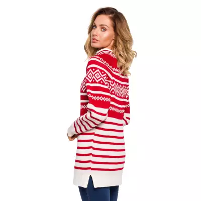 Sweter Damski Model MXS08 Red - Moe