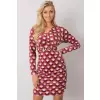 Sukienka Model DHJ-SK-12695.26P Dark Pink - Italy Moda