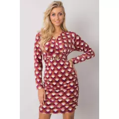 Sukienka Model DHJ-SK-12695.26P Dark Pink - Italy Moda