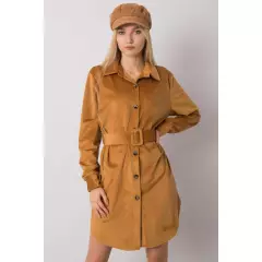 Sukienka Model DHJ-SK-10333.12P Camel - Italy Moda