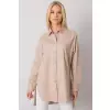 Koszula Damska Model EM-KS-001.46 Beige - Ex Moda