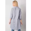 Koszula Damska Model EM-KS-556-1.11 Grey - Ex Moda