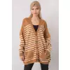 Sweter Kardigan Model FE-SW-3346.56P Camel - Fame