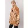 Sweter Kardigan Model FE-SW-3346.56P Camel - Fame