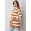 Sweter Kardigan Model FE-SW-3358.13 Camel - Fame