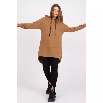 Bluza Damska Model DHJ-BL-20136.37 Camel - Italy Moda