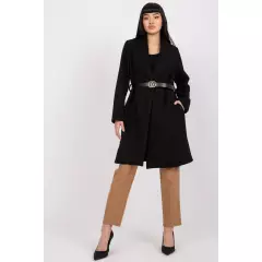 Płaszcz Damski Model DHJ-PL-2861.91 Black - Italy Moda