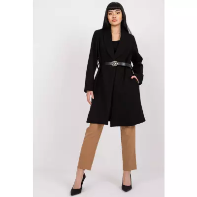 Płaszcz Damski Model DHJ-PL-2861.91 Black - Italy Moda