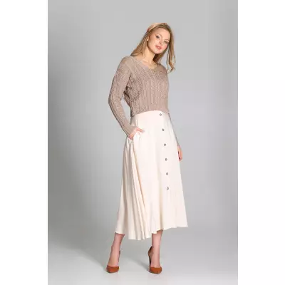 Sweter Damski Model SWE258 Mocca - MKM