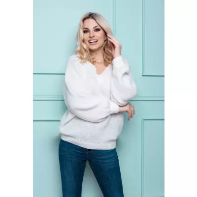 Sweter Damski Model 30083 Ecru - PeeKaBoo