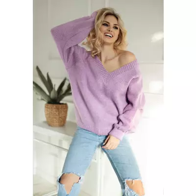 Sweter Damski Model 30083 Lila - PeeKaBoo