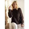 Sweter Damski Model 30081 Brown - PeeKaBoo