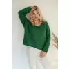 Sweter Damski Model 30080 Dark Green - PeeKaBoo