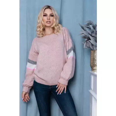 Sweter Damski Model 30079 Dark Pink - PeeKaBoo