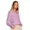 Sweter Damski Model MOE687 Lila - Moe