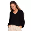 Sweter Damski Model MOE687 Black - Moe