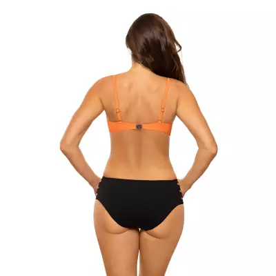 Kostium dwuczęściowy Kostium kąpielowy Model Benina M-641 Orange/Black - Marko