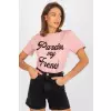 T-shirt Damski Model FA-TS-7677.91P Light Pink - Fancy