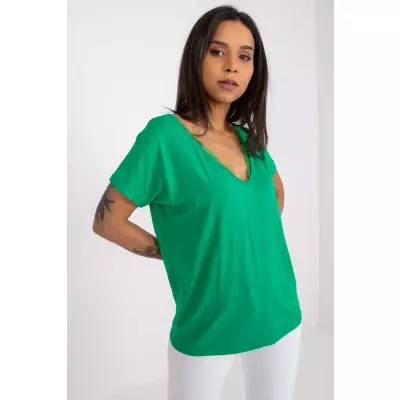 T-shirt Damski Model RV-TS-7665.91 Green - BFG