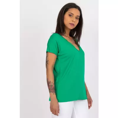 T-shirt Damski Model RV-TS-7665.91 Green - BFG