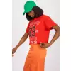 T-shirt Damski Model FA-TS-7684.86 Red - Fancy