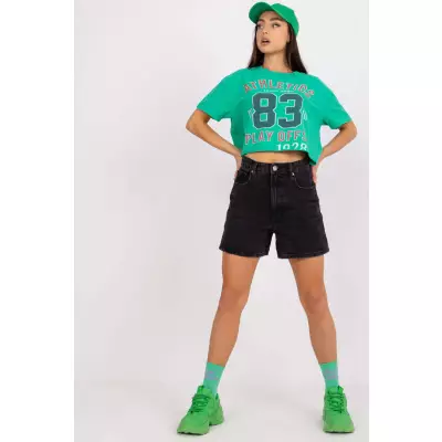 T-shirt Damski Model FA-TS-7684.86 Green - Fancy