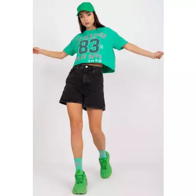 T-shirt Damski Model FA-TS-7684.86 Green - Fancy