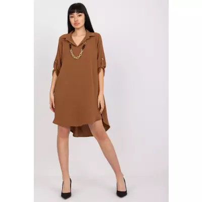 Sukienka Model DHJ-SK-V2209.94 Brown - Italy Moda