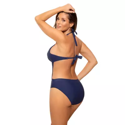 Jednoczęściowy strój kąpielowy Kostium kąpielowy Model Anina M-680 Navy - Marko