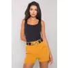 Szorty Damskie Model DHJ-SN-13186.03P Dark Yellow - Italy Moda