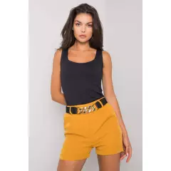 Szorty Damskie Model DHJ-SN-13186.03P Dark Yellow - Italy Moda