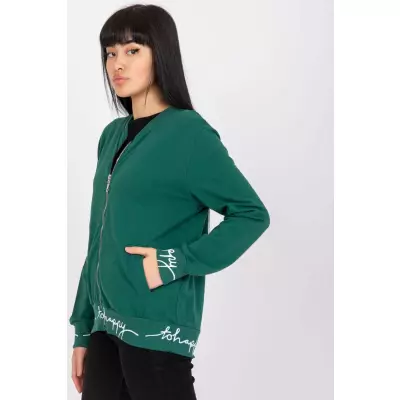 Bluza Damska Model RV-BL-7809.37X Dark Green - Relevance