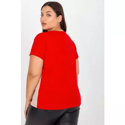 T-shirt Damski Model RV-TS-7875.77P Red - Relevance