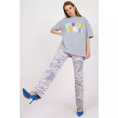 T-shirt Damski Model FA-TS-7733.91P Grey - Fancy