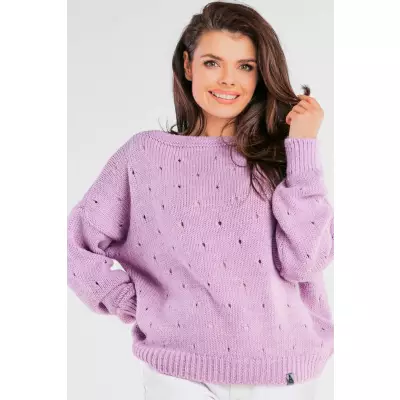 Sweter Damski Model A445 Violet - awama