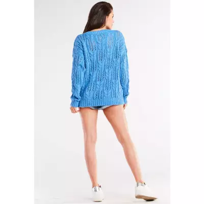 Sweter Damski Model A444 Blue - awama