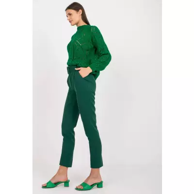 Spodnie Damskie Model DHJ-SP-12787.21X Dark Green - Italy Moda