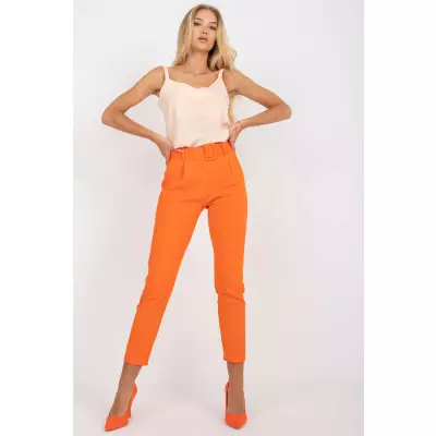 Spodnie Damskie Model DHJ-SP-12787.21X Orange - Italy Moda