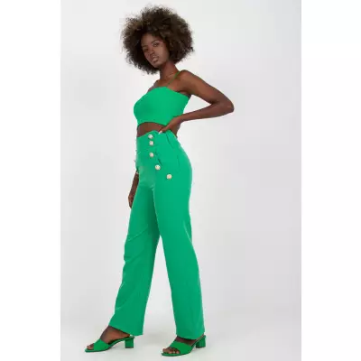 Spodnie Damskie Model DHJ-SP-16008.01X Green - Italy Moda