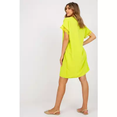 Sukienka Model DHJ-SK-0123.60P Limonka - Italy Moda