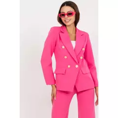 Marynarka Damska Model DHJ-MA-15555.00P Dark Pink - Italy Moda